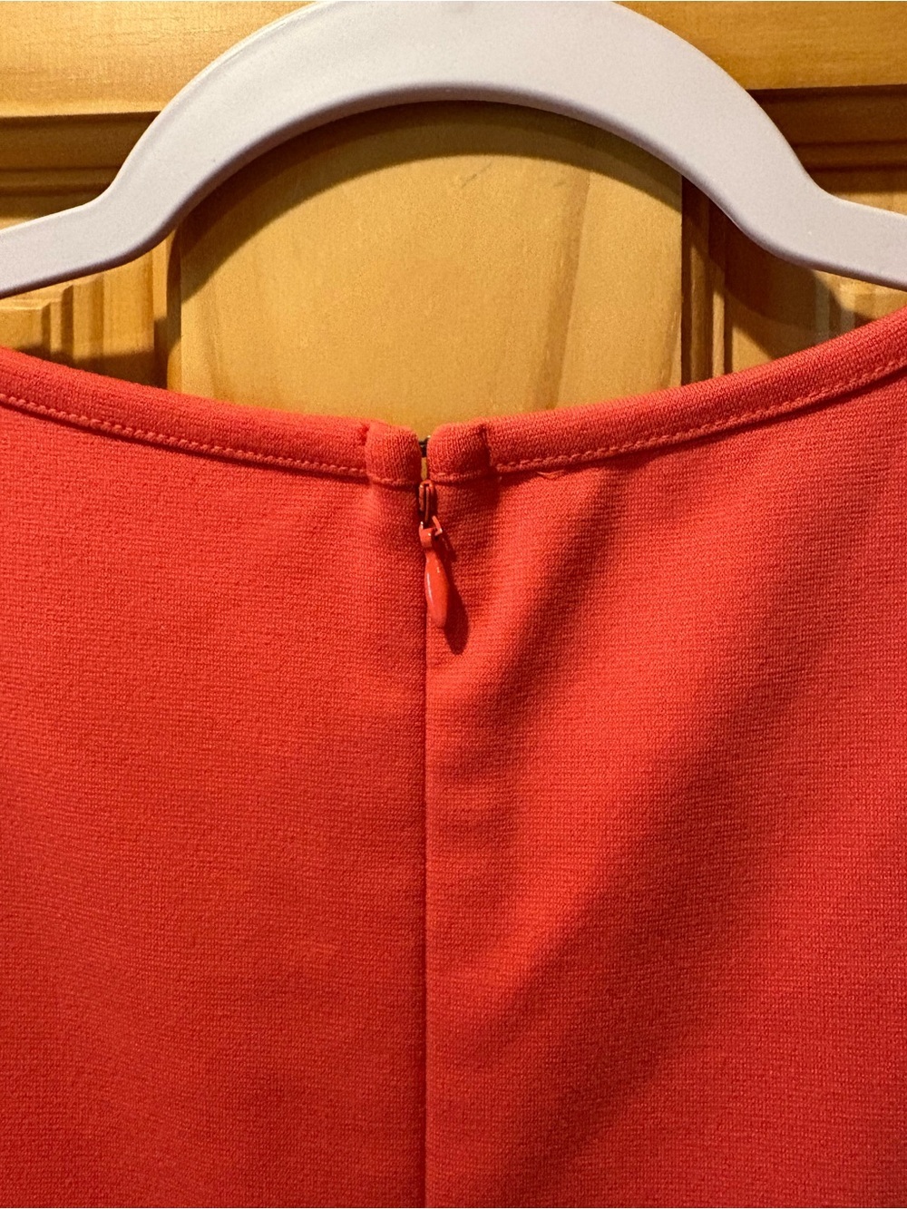 Ann Taylor Sleeveless Coral tiered Fit-and-Flare Dress women’s size 2 - Picture 4 of 10